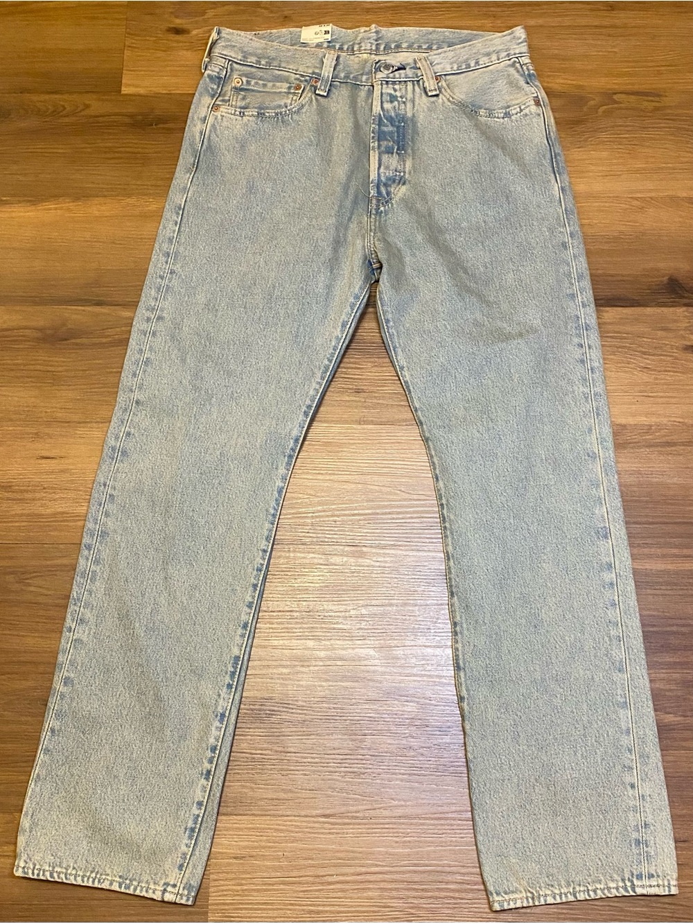 Light Blue Straight Fit Men’s Jeans